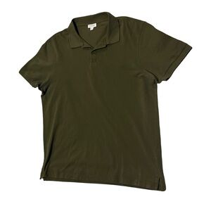 SUNSPEL Men’s Olive Green Khaki Polo Shirt SS Sz XL Cotton Travel Resort Cruise